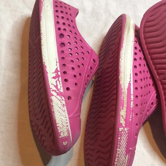 Kids Pink spring water Slip-On Shoes - Picture 10 of 12